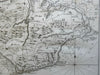 Isle of Wight by itself United Kingdom England 1760 Bellin detailed map