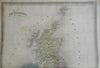 British Isles Ireland United Kingdom c. 1863 Dufour & Dyonnet folio map