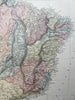 Brazil Bolivia Peru Ecuador 1875 Lowry large detailed scarce map