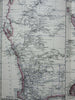 New Zealand North & South Island Tasmania Auckland 1884 Stieler detailed map