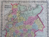 Russian Empire Finland Baltic States Ukraine Crimea 1856 DeSilver scarce map