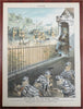 Zimmerman American Politics 1880's Puck Judge Political Cartoons Lot x 9 prints