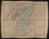 Russia in Europe c.1780 scarce fine old vintage antique map