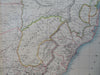 South Africa Cape Colony Orange Free State 1890 scarce folio Scribner-Black map