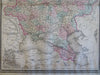 Russian Empire Poland Ukraine Finland Caucasus Moscow 1879 Johnson scarce map