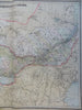 Canada Ontario Quebec Great Lakes Erie Huron 1889-93 Bradley folio map