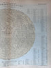 Lunar Surface Light Side of the Moon Sea of Tranquility 1880 Stieler map