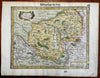 Duchy of Berry Kingdom of France 1630 Mercator miniature county map
