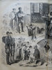 Winslow Homer Civil War Sketches News from the War 1862 Harper's print