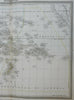 Oceania Australia Polynesia New Zealand c.1850 Tardieu fine large engraved map