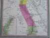ancient Egypt Sudan Nubia Red Sea Nile River 1850 Cowperthwait Mitchell map