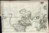 World 1748 by Bellin rare decorative 4 sheet large antique map set