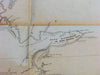 Lake Winnipeg Manitoba Red River British Canada 1858 old antique topo two maps