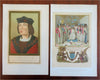 French Royal Court Chromolithographed Prints c. 1882 lovely print Lot x 10