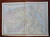 Cape Colony Natal Egypt Morocco Orange Free State 1889-93 Bradley folio map