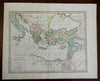 Travels of the Apostles Greece Anatolia Syria 1798 Wilkinson historical map