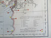Ottoman Empire Anatolia Asia Minor Turkey Cappadocia 1883 Letts scarce map