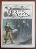 American Politicians Gillam Art 1880's Puck Political Cartoons Lot x 10 prints