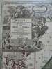 Dutch Netherlands United Provinces Holland c. 1750 Homann decorative folio map
