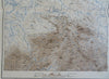 Altitude Map of Germany Geography Mountain Rangers 1873 Ravenstein 4 sheet map