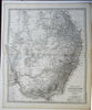 East Australia Queensland Victoria New South Wales 1874 Petermann detailed map