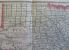 Texas 1884 George Cram large detailed state map