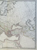 Contantine's Roman Empire Gaul Britannia Dacia North Africa 1865 historical map
