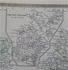 Scotland Edinburgh Glasgow Aberdeen 1889-93 Bradley folio hand color detail map