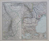 Eastern Europe Scandinavia Russia Poland Ukraine 1889 Petermann HUGE 6 sheet map