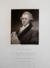 William Herschell German Astronomer c. 1850's fine India Proof engraved portrait