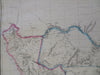 South Africa Cape Colony Natal Boer Republics c. 1856-72 Weller 2 sheet map