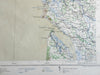 Corsica Western France Nantes La Rochelle Rochefort 1875 Lemercier large map