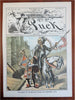 American Politicians Gillam Art 1880's Puck Political Cartoons Lot x 10 prints
