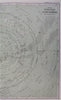 Southern Night Sky Constellations Zodiac 1874 Bruhns detailed star map