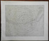 Southern Constellations Night Sky Zodiac Celestial 1867 Stieler celestial map