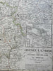 Eastern Europe Russian Empire Poland Prussia Livonia Estonia 1848 Stulpnagel map