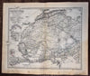 West Africa Guinea Morocco Sahara Desert Benin 1879 Petermann detailed map