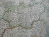 Russian Empire in Asia Qing Empire Japan Korea Tibet Mongolia 1842 Teesdale map
