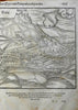 Salin Burgundy Guion Belim 1598 Munster Cosmography wood cut city view print