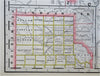 Texas state by itself Railroads 1887-90 Cram scarce large detailed map