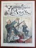 New York Politics Gillam Art 1885 Puck Political Cartoons lot x 10 color prints