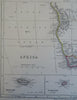 Africa Continent Cape Colony Egypt Guinea Madeira c. 1850 Chapman 2 sheet map