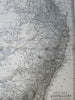 East Australia Queensland Victoria New South Wales 1874 Petermann detailed map