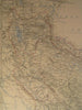 Persia Afghanistan Baluchistan Caspian Sea Azerbaijan 1860 lg. antique color map