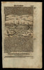 Aldenburg Germany 1628 Munster Cosmography wood cut print birds-eye city view