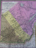 Quebec Three Rivers New Brunswick Nova Scotia 1848 Cowperthwaite Mitchell map