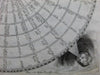 Wind Heads map Compass Rose North South East West 1666 De Fer old antique chart
