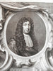 George Savile Marquis of Halifax 1740 decorative large fine engraved portrait