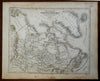 British North America Canada Maritime Provinces British Columbia 1849 Meyer map