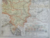 Austrian Empire Hapsburg Lands Istria Steyermark Vienna Salzburg c. 1850's map